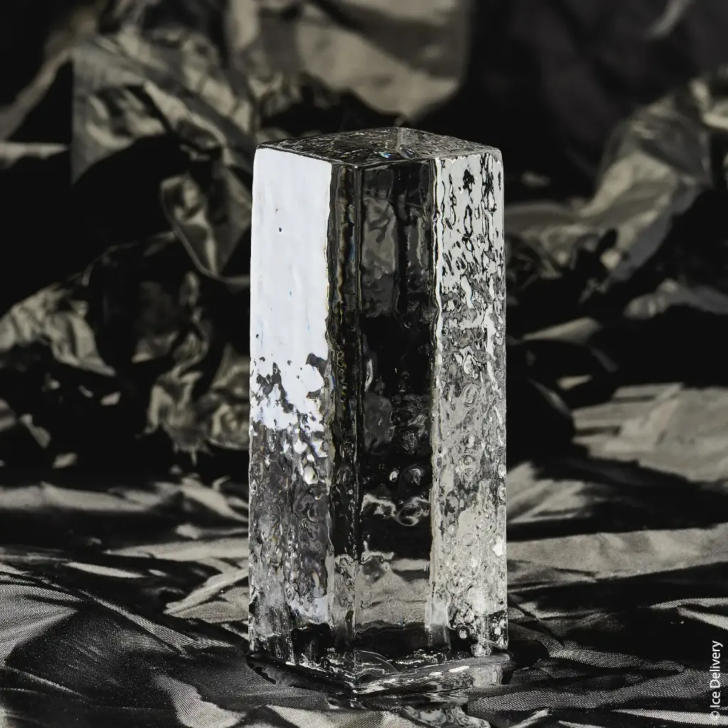 Glaçons Perfect Collins 4x4x11cm pure Clear Ice 100 pièces