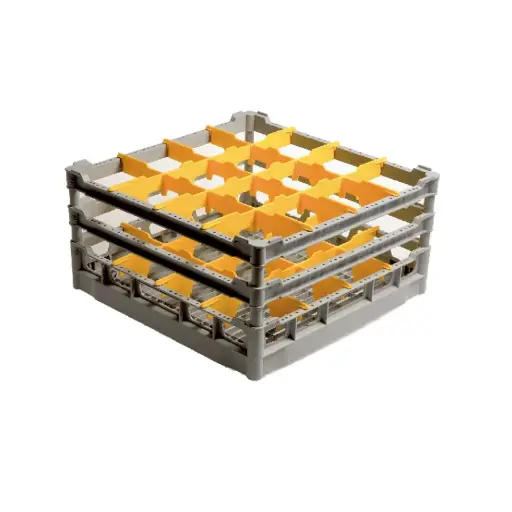 Location panier anti-choc 16 ou 25 verres Top lass Luigi Bormioli - compatible lave-vaisselle, 40x40cm (caution 120€)